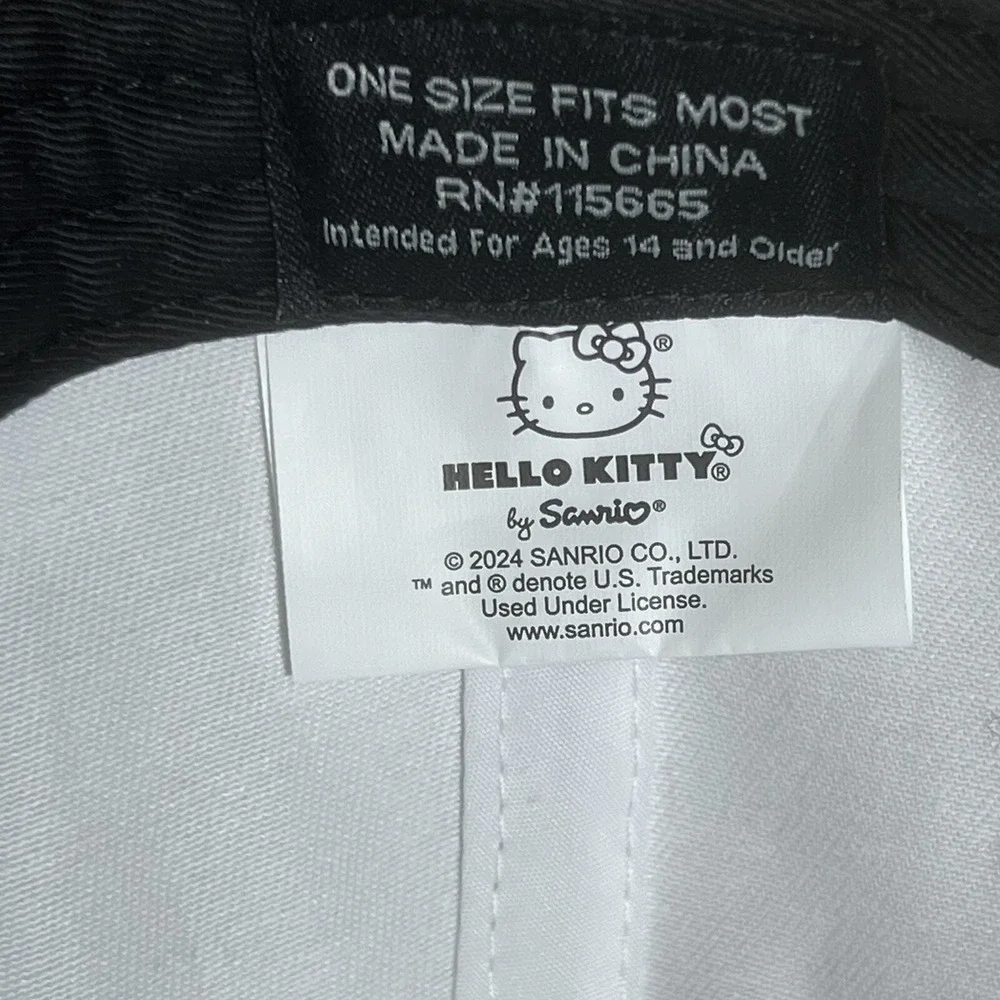 Hello Kitty‎ 3D Face Women Snapback Cap Embroidered Red White Hat One Size